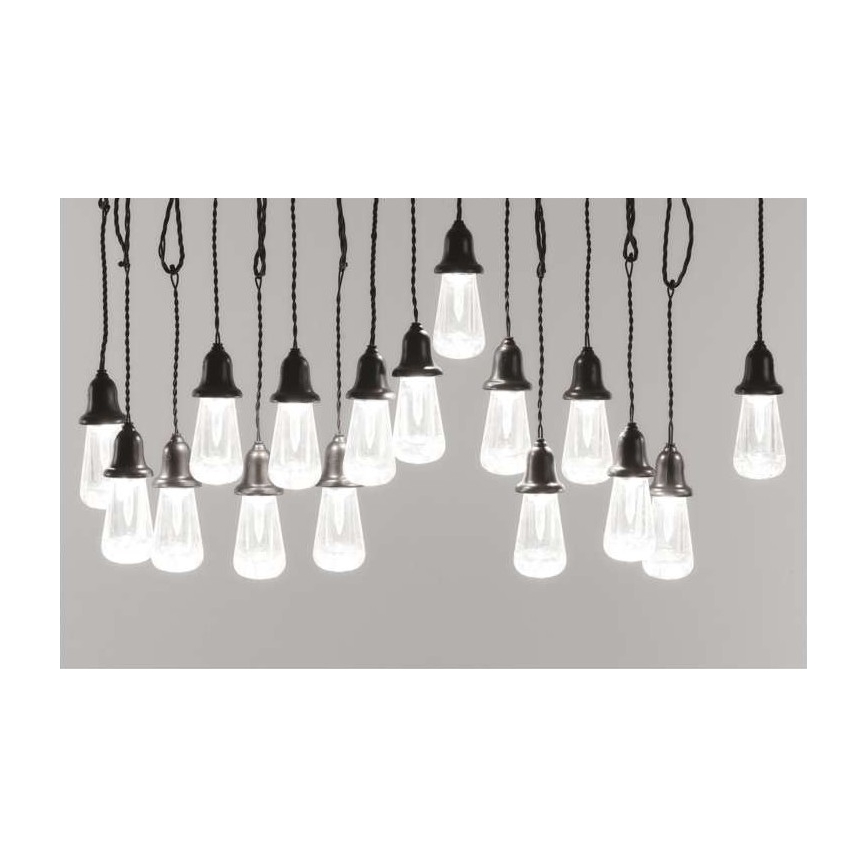 LED εξωτερική διακοσμητική αλυσίδα 16xLED 8,6m IP44 ψυχρό λευκό