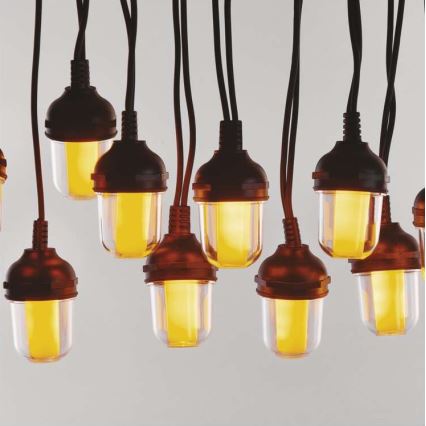 LED Εξωτερική διακοσμητική γιρλάντα 100xLED/9,5m IP44