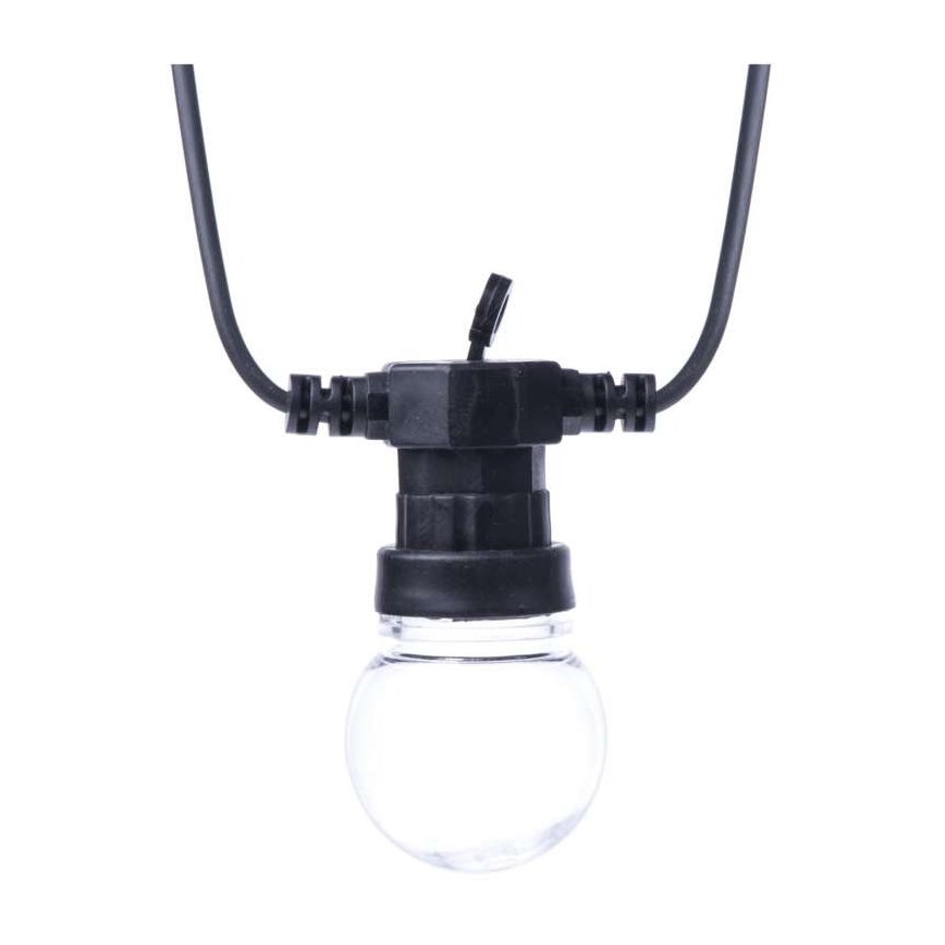 LED εξωτερική διακοσμητική γιρλάντα 10xLED/10m IP44 διάφανη