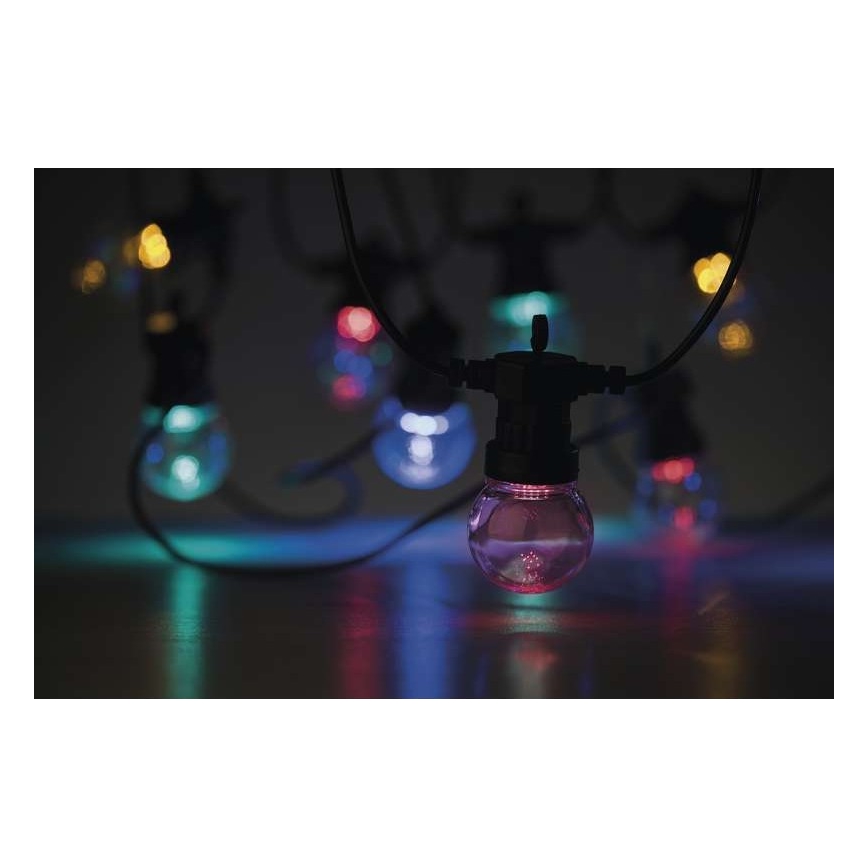 LED εξωτερική διακοσμητική γιρλάντα 50xLED/10m IP44 διάφανη