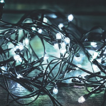 LED Εξωτερική χριστουγεννιάτικη γιρλάντα 1000xLED/230V 8 λειτουργίες 75 m IP44 ψυχρό λευκό