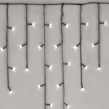 LED εξωτερική χριστουγεννιάτικη γιρλάντα 100xLED/2,5x0,9m IP44 ψυχρό λευκό