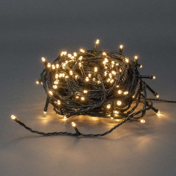 LED Εξωτερική χριστουγεννιάτικη γιρλάντα 180xLED/7 λειτουργιών 16,5m IP44 θερμό λευκό