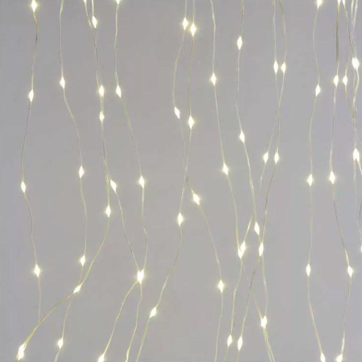 LED Εξωτερική χριστουγεννιάτικη γιρλάντα 240xLED/8 λειτουργίες 6,7 m IP44 θερμό λευκό