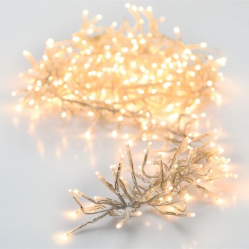 LED Εξωτερική χριστουγεννιάτικη γιρλάντα 3000xLED/230V/8 λειτουργιών 24,8 m IP44 θερμό λευκό