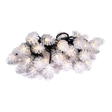 LED Εξωτερική χριστουγεννιάτικη γιρλάντα 40xLED/15m IP44 θερμό λευκό