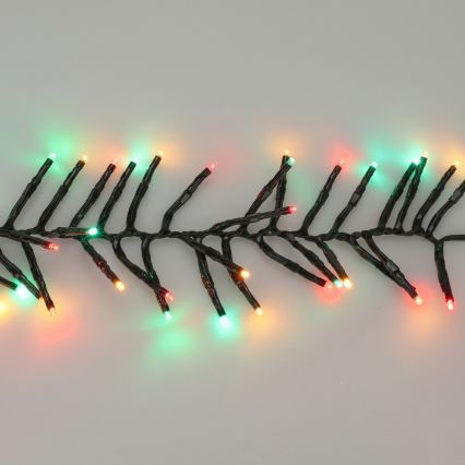 LED Εξωτερική χριστουγεννιάτικη γιρλάντα 576xLED/230V/8 λειτουργίες 7,2 m IP44 πολύχρωμη