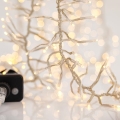 LED εξωτερική χριστουγεννιάτικη γιρλάντα CLUSTER 768xLED/8 λειτουργιών 9 m IP44 θερμό λευκό