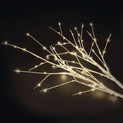 LED Εξωτερική χριστουγεννιάτικη διακόσμηση 100xLED/3xAA θερμό λευκό IP44