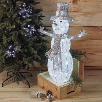 LED Εξωτερική Χριστουγεννιάτικη Διακόσμηση 80xLED/3,6W/230V IP44 82 εκ. χιονάνθρωπος