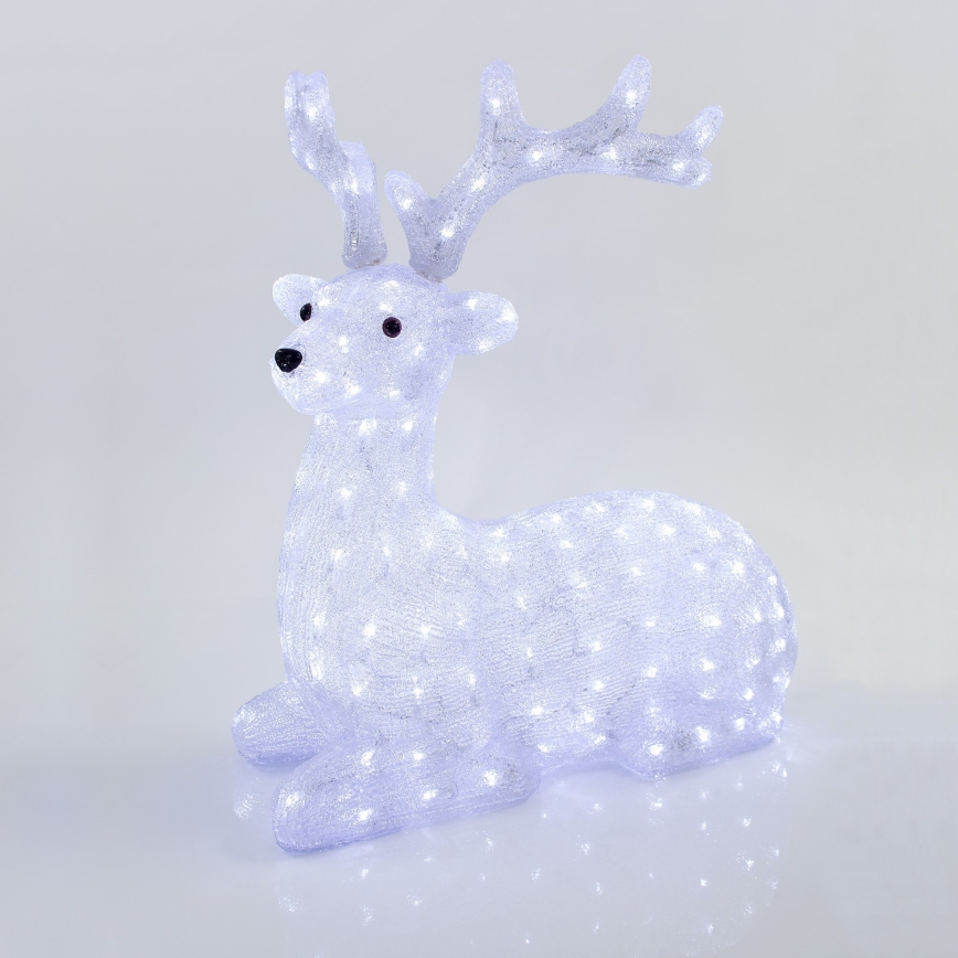 LED εξωτερική χριστουγεννιάτικη διακόσμηση — ελάφι, 200xLED/6W/230V, IP44, ψυχρό λευκό
