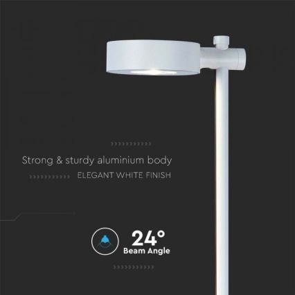 LED Εξωτερικό φωτιστικό LED/7W/230V 3000K IP65 λευκό 102 cm