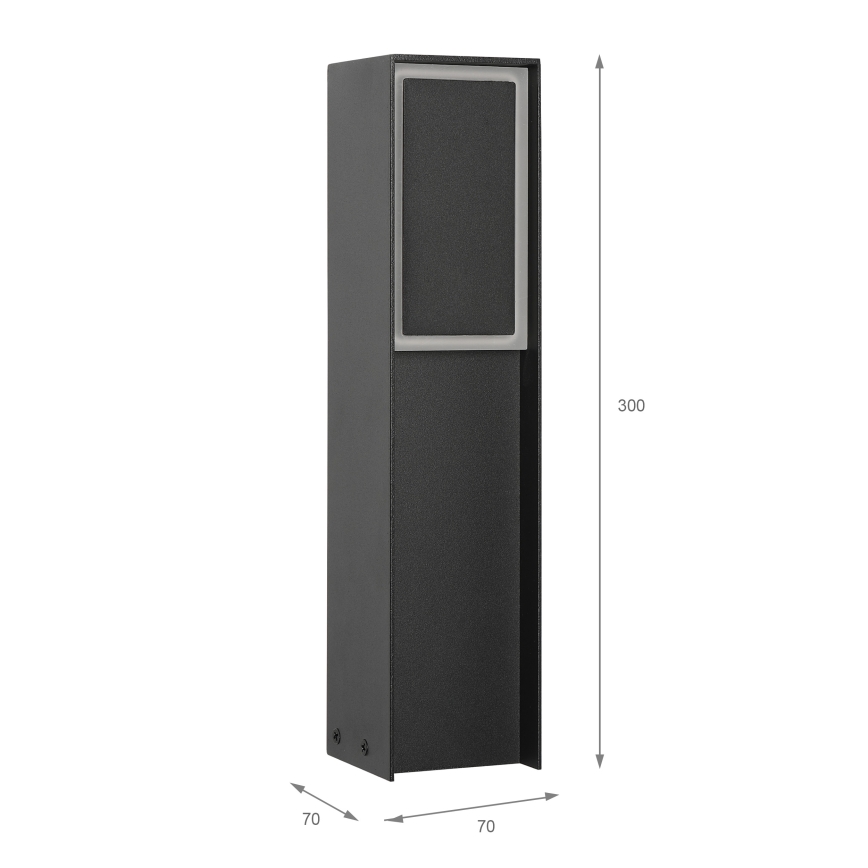 LED Εξωτερικό φωτιστικό MODO LED/4,8W/230V 4000K IP44 30 cm μαύρο