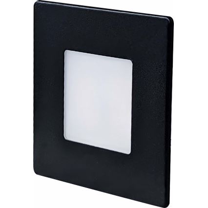 LED Εξωτερικό φωτιστικό σκάλας LED/1,7W/230V 3000/4000/6000K IP54 μαύρο