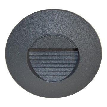 LED Εξωτερικό φωτιστικό σκάλας UGRA LED/2W/230V 4000K IP54 ανθρακί