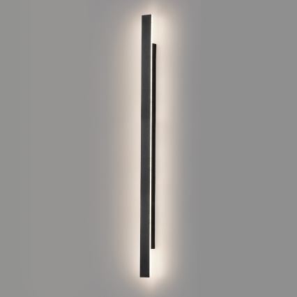Εξωτερικό επιτοίχιο φωτιστικό LED WOW LED/20W/230V 3000/4000/6000K 120 cm IP54 μαύρο