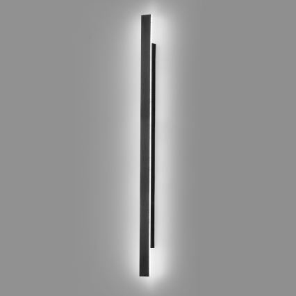 Εξωτερικό επιτοίχιο φωτιστικό LED WOW LED/20W/230V 3000/4000/6000K 120 cm IP54 μαύρο