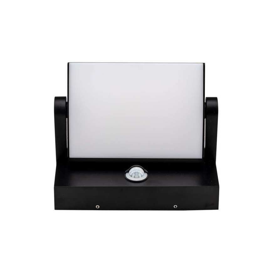 Εξωτερικό επιτοίχιο φωτιστικό LED με αισθητήρα LED/17W/230V 4000K IP65 μαύρο