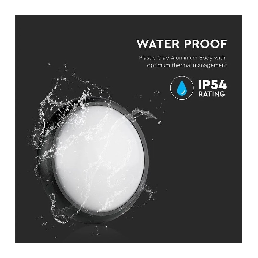 LED Εξωτερικό φωτιστικό οροφής LED/12W/230V IP54