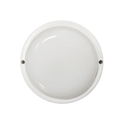 LED εξωτερικό φωτιστικό οροφής LED/8W/230V 4200K Ø14 cm IP64 λευκό