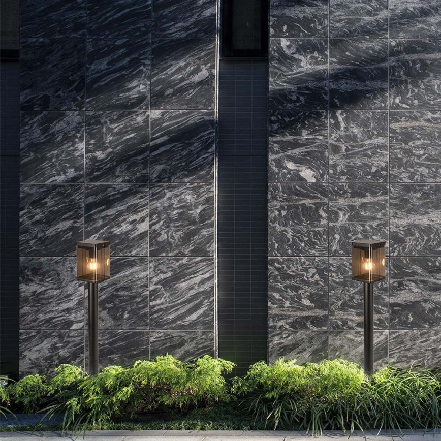 LED Εξωτερικό ηλιακό φωτιστικό με αισθητήρα LED/2,5W/3,7V 3000K IP54 2000 mAh μαύρο