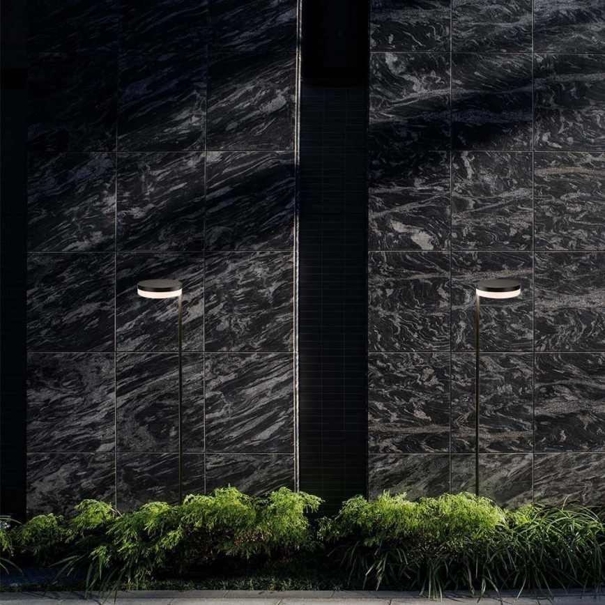 LED Εξωτερικό ηλιακό φωτιστικό LED/2W/3,7V 3000K IP54 2000 mAh μαύρο