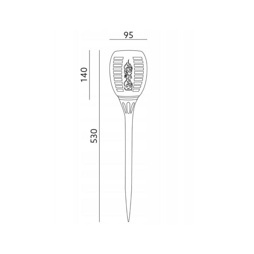 LED Εξωτερικό ηλιακό φωτιστικό SPARKLE LED/0,12W/1,2V IP44 300 mAh