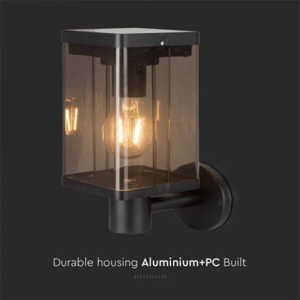 LED Εξωτερικό ηλιακό φωτιστικό τοίχου με αισθητήρα LED/2,5W/3,7V 3000K IP54 2000 mAh