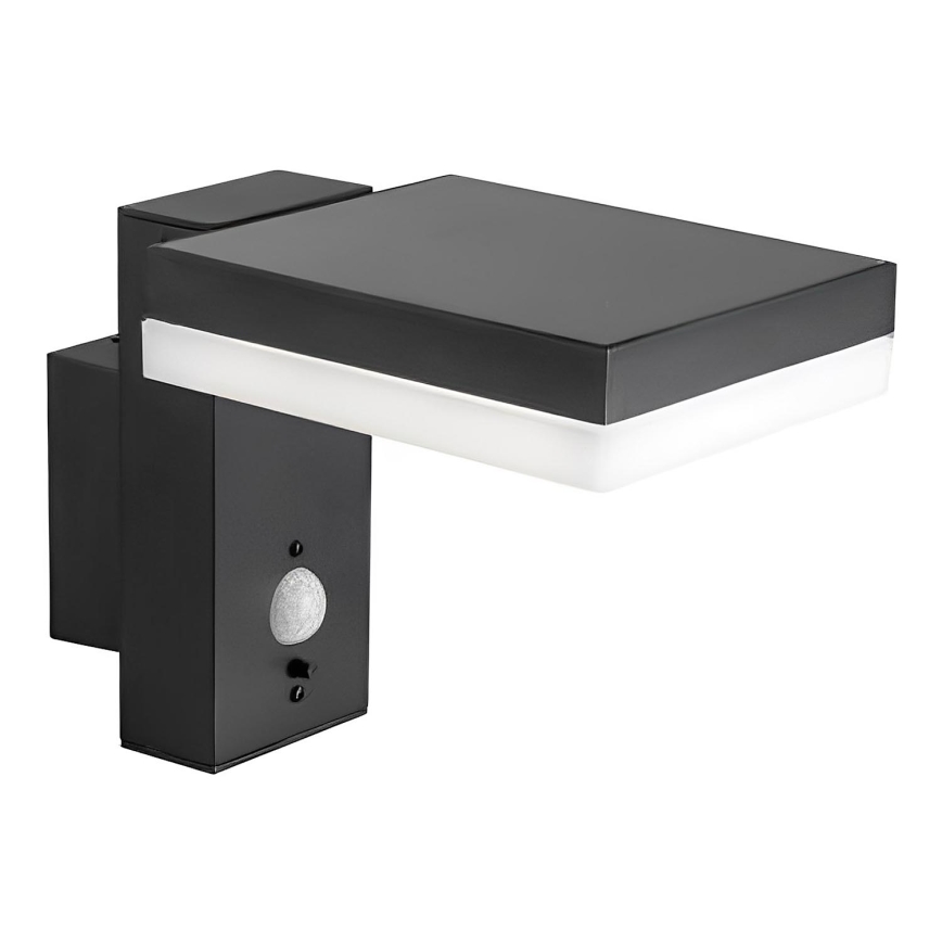 LED Εξωτερικό ηλιακό φωτιστικό τοίχου με αισθητήρα LED/5,5W/3,7V 3000K IP54 2200 mAh