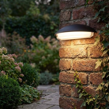 LED Εξωτερικό επιτοίχιο φωτιστικό ALABAMA LED/12W/230V IP54 μαύρο