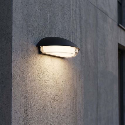 LED Εξωτερικό επιτοίχιο φωτιστικό ALABAMA LED/12W/230V IP54 μαύρο