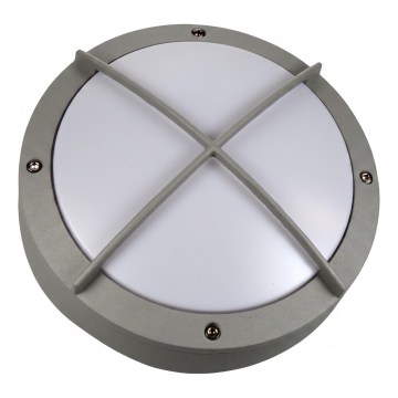 LED Εξωτερικό επιτοίχιο φωτιστικό FRODA LED/12W/230V IP54 γκρι
