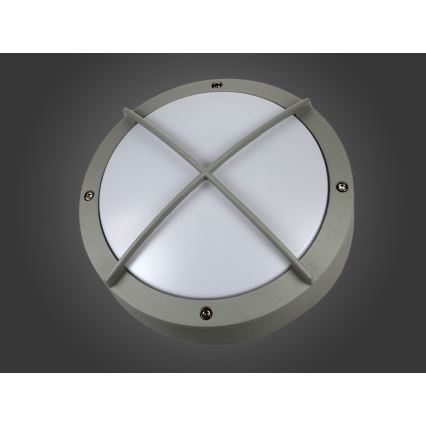 LED Εξωτερικό επιτοίχιο φωτιστικό FRODA LED/12W/230V IP54 γκρι