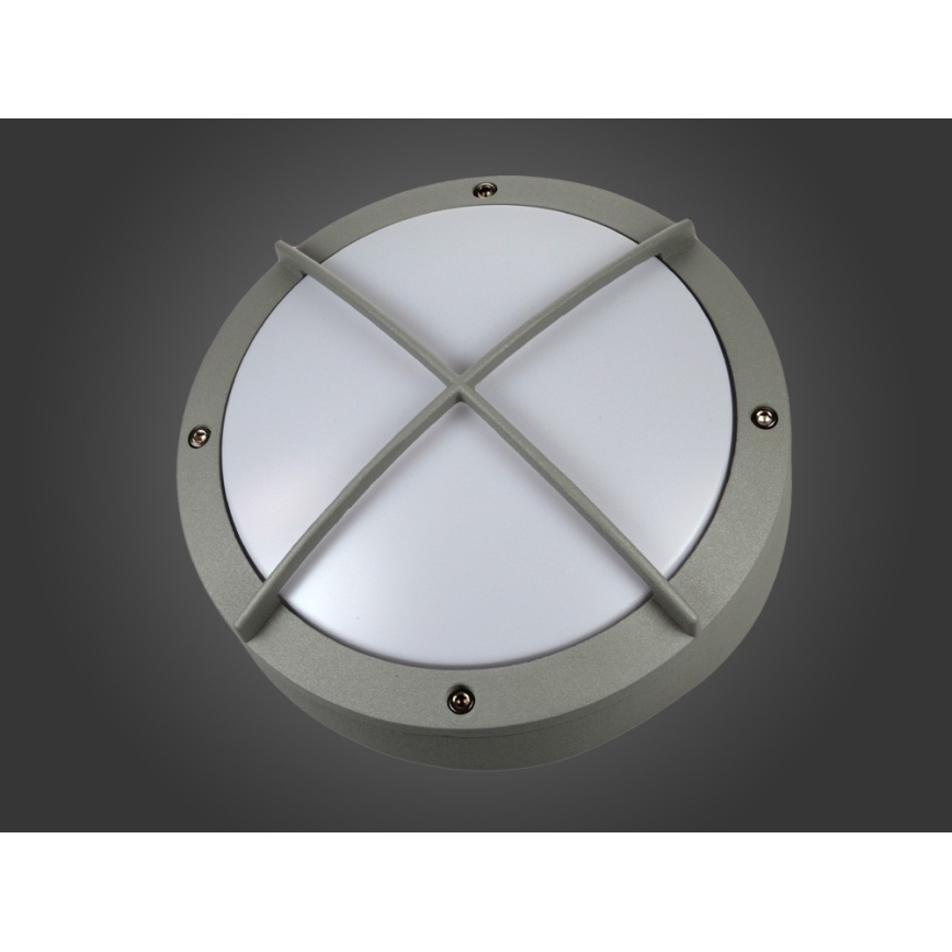 LED Εξωτερικό επιτοίχιο φωτιστικό FRODA LED/12W/230V IP54 γκρι