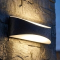 LED εξωτερικό επιτοίχιο φωτιστικό LED/10W/230V IP65 μαύρο