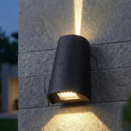 LED Εξωτερικό επιτοίχιο φωτιστικό LED/11W/230V IP65 μαύρο