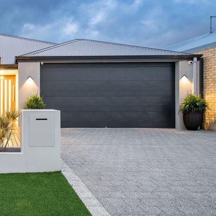 LED Εξωτερικό Επιτοίχιο Φωτιστικό LED/12W/230V 3000K IP65