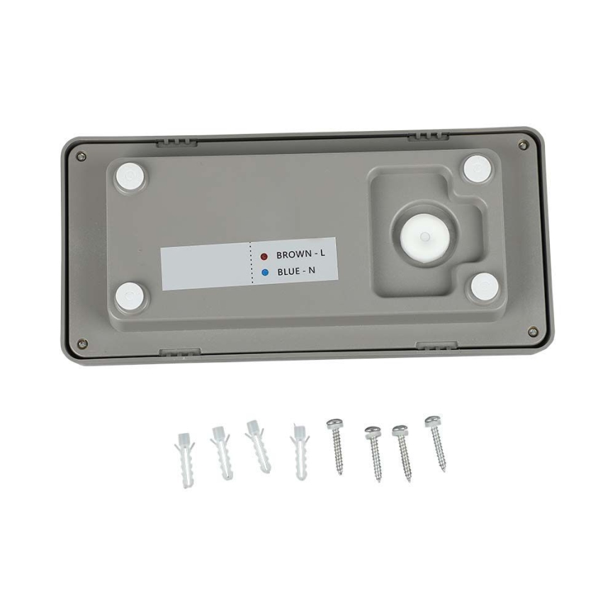 Εξωτερικό επιτοίχιο φωτιστικό LED/12W/230V 6400K IP65