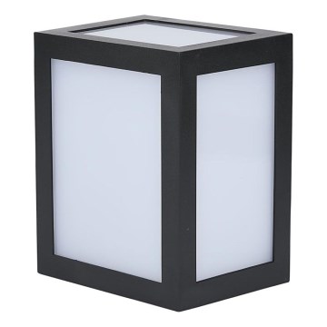 LED εξωτερικό επιτοίχιο φωτιστικό LED/12W/230V 6400K IP65 μαύρο