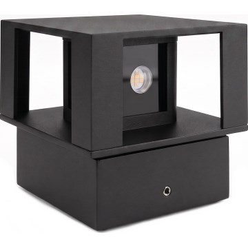 LED Εξωτερικό επιτοίχιο φωτιστικό LED/12W/230V IP54 μαύρο