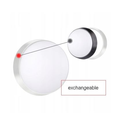 Εξωτερικό επιτοίχιο φωτιστικό LED/15W/230V 4000K IP65