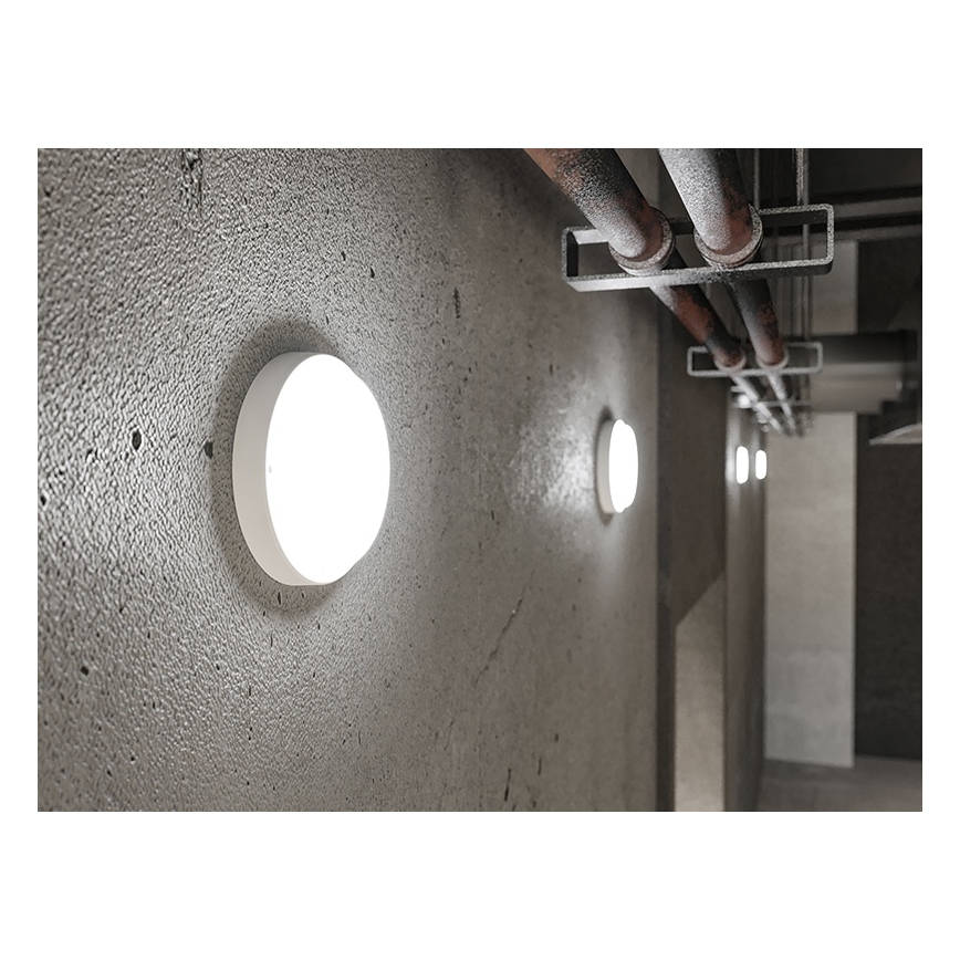 LED εξωτερικό επιτοίχιο φωτιστικό LED/18W/230V IP54 λευκό