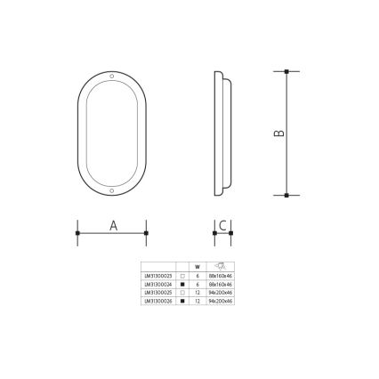 LED εξωτερικό επιτοίχιο φωτιστικό LED/6W/230V IP54 λευκό