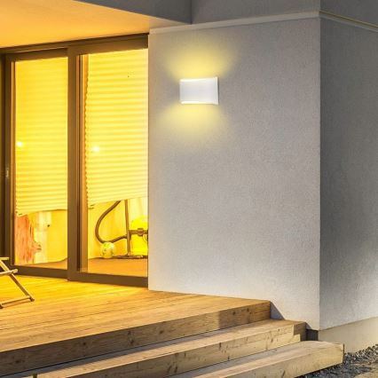 LED εξωτερικό επιτοίχιο φωτιστικό LED/9W/230V 4000K IP54 λευκό