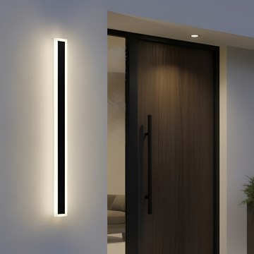 LED εξωτερικό επιτοίχιο φωτιστικό MIRANA S LED/25W/230V 4000K IP44 120 cm μαύρο