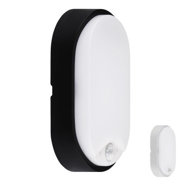 LED Εξωτερικό επιτοίχιο φωτιστικό με αισθητήρα LED/15W/230V 4000K IP65