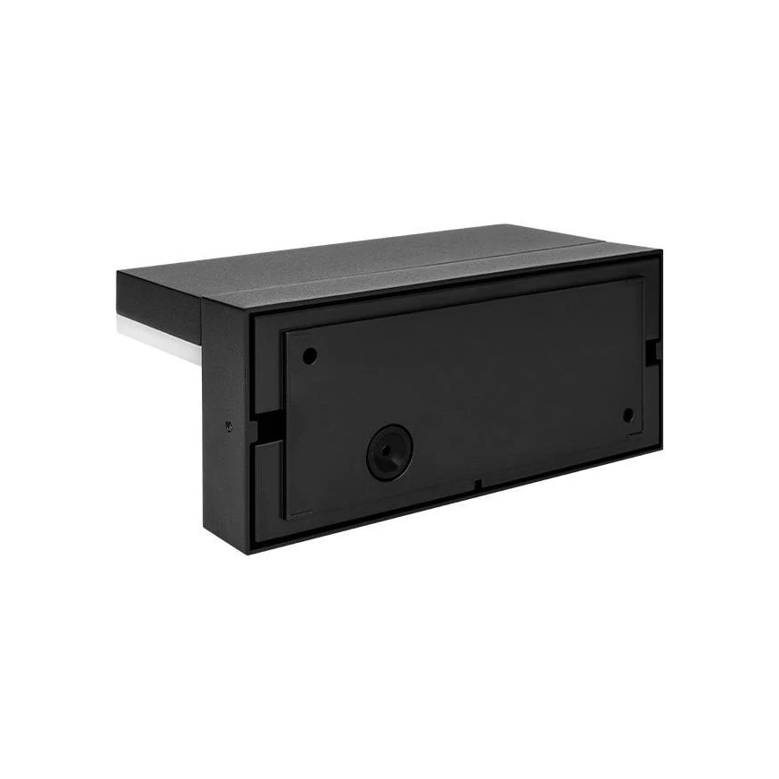 LED εξωτερικό επιτοίχιο φωτιστικό με αισθητήρα LED/9W/230V 4000K IP44 μαύρο