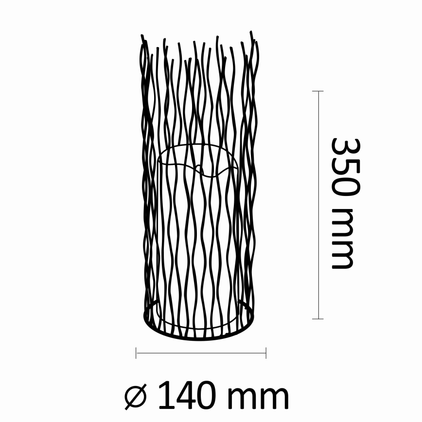 LED Εξωτερικό διακοσμητικό φωτιστικό NYBORG LED/2xAA 35 εκ. IP44 θερμό λευκό