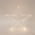 LED εξωτερικό χριστουγεννιάτικο αστέρι 60 cm, 140xLED/2,1W/230V, IP44, θερμό λευκό