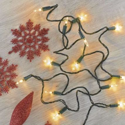 LED Εξωτερικό χριστουγεννιάτικο φωτιστικό αλυσίδα 150xLED/27,35μ IP44 vintage